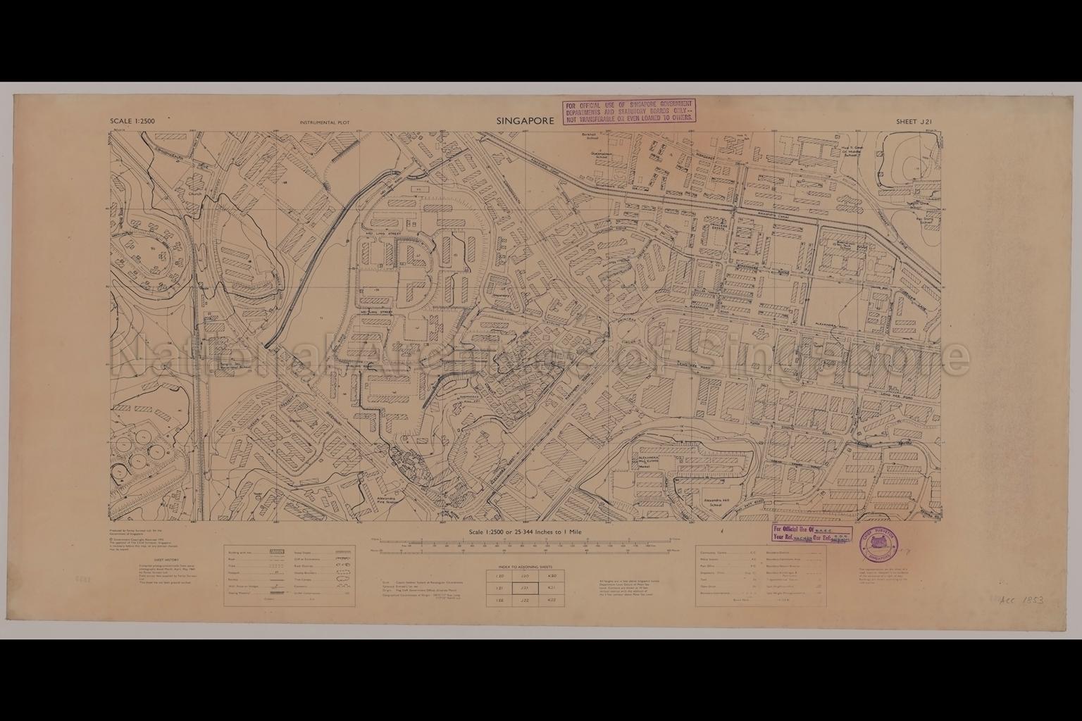 Singapore. Instrumental Plot - Queensway and Alexandra Road