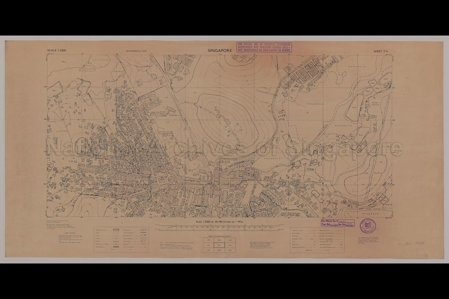 Singapore. Instrumental Plot - Sembawang And Chong Pang