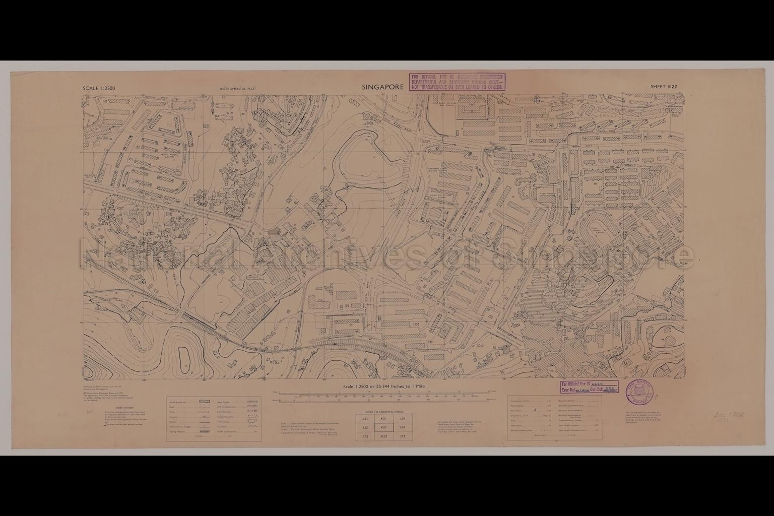 Singapore. Instrumental Plot- Henderson Road, Lower Delta  …