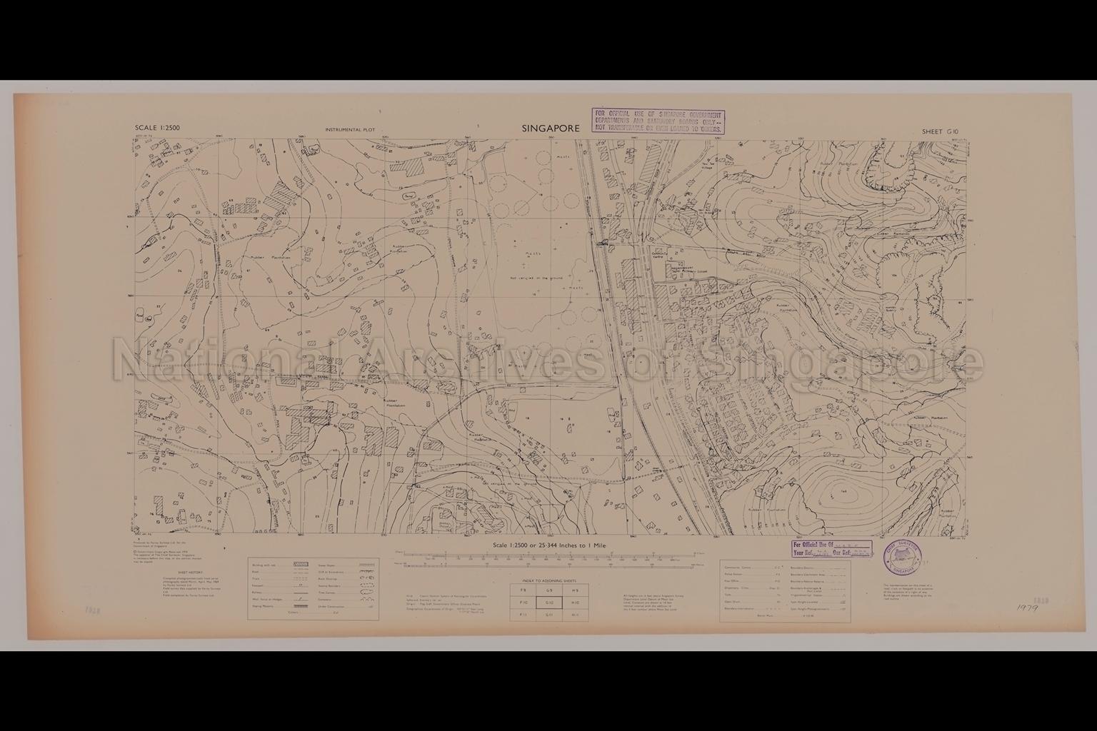 Singapore. Instrumental Plot - Choa Chu Kang - Mandai