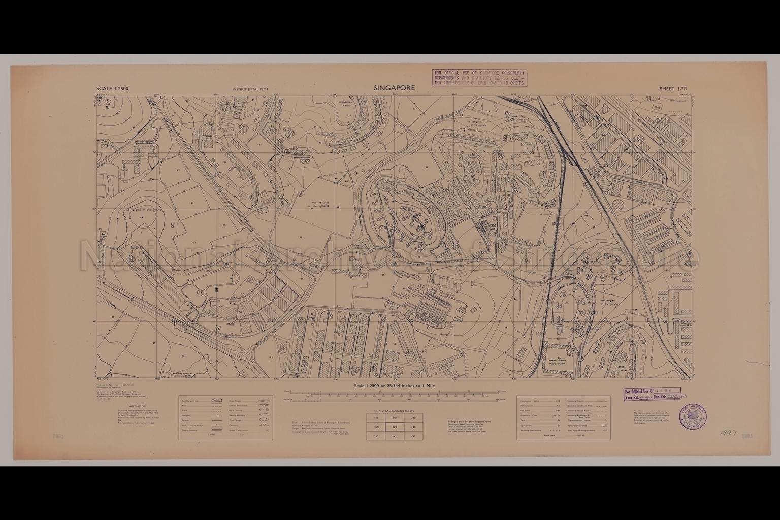 Singapore. Instrumental Plot - Rochester Park, Ayer Rajah  …