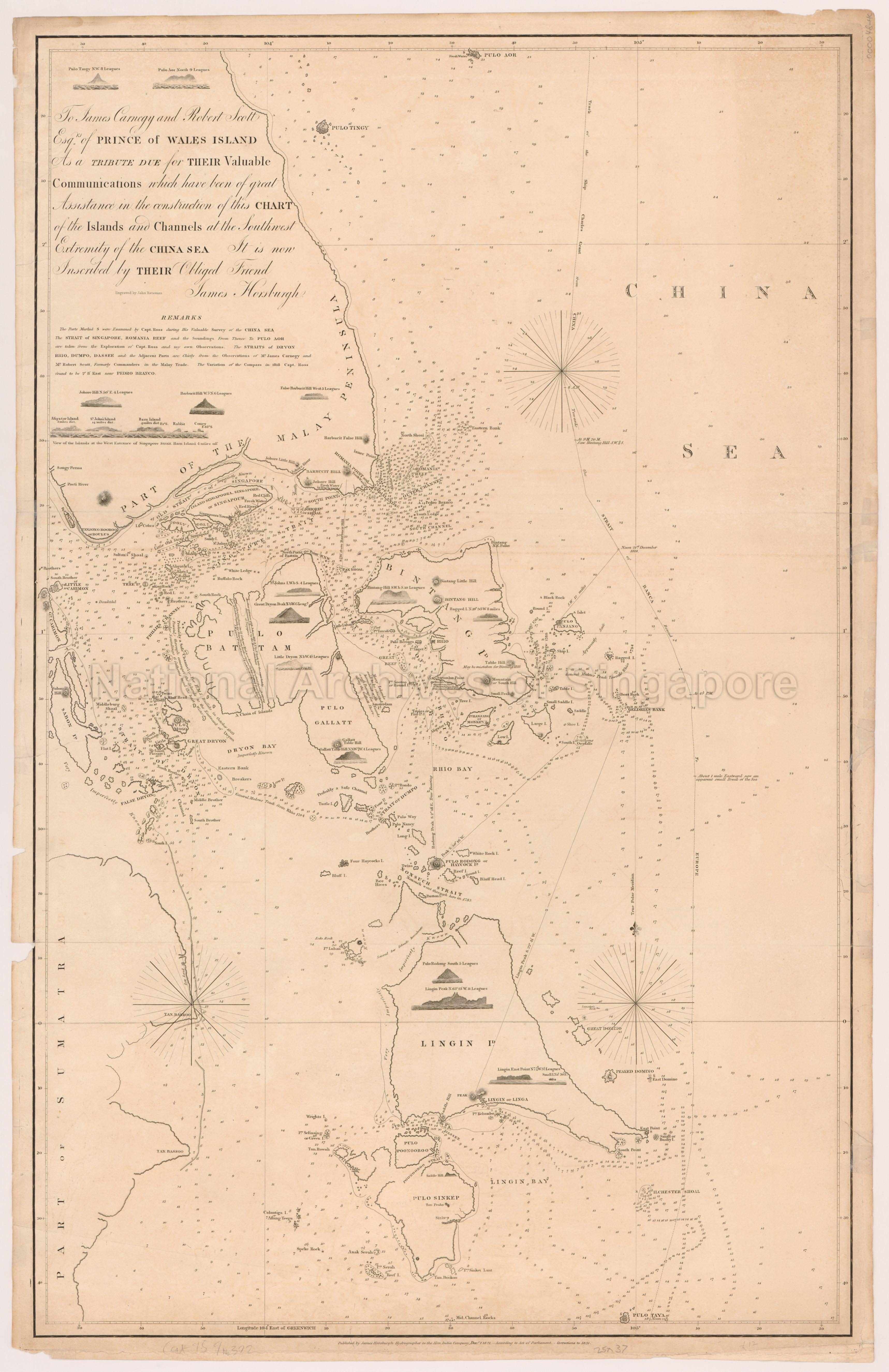 Chart Of The Islands And Channels At The Southwest Extremity …