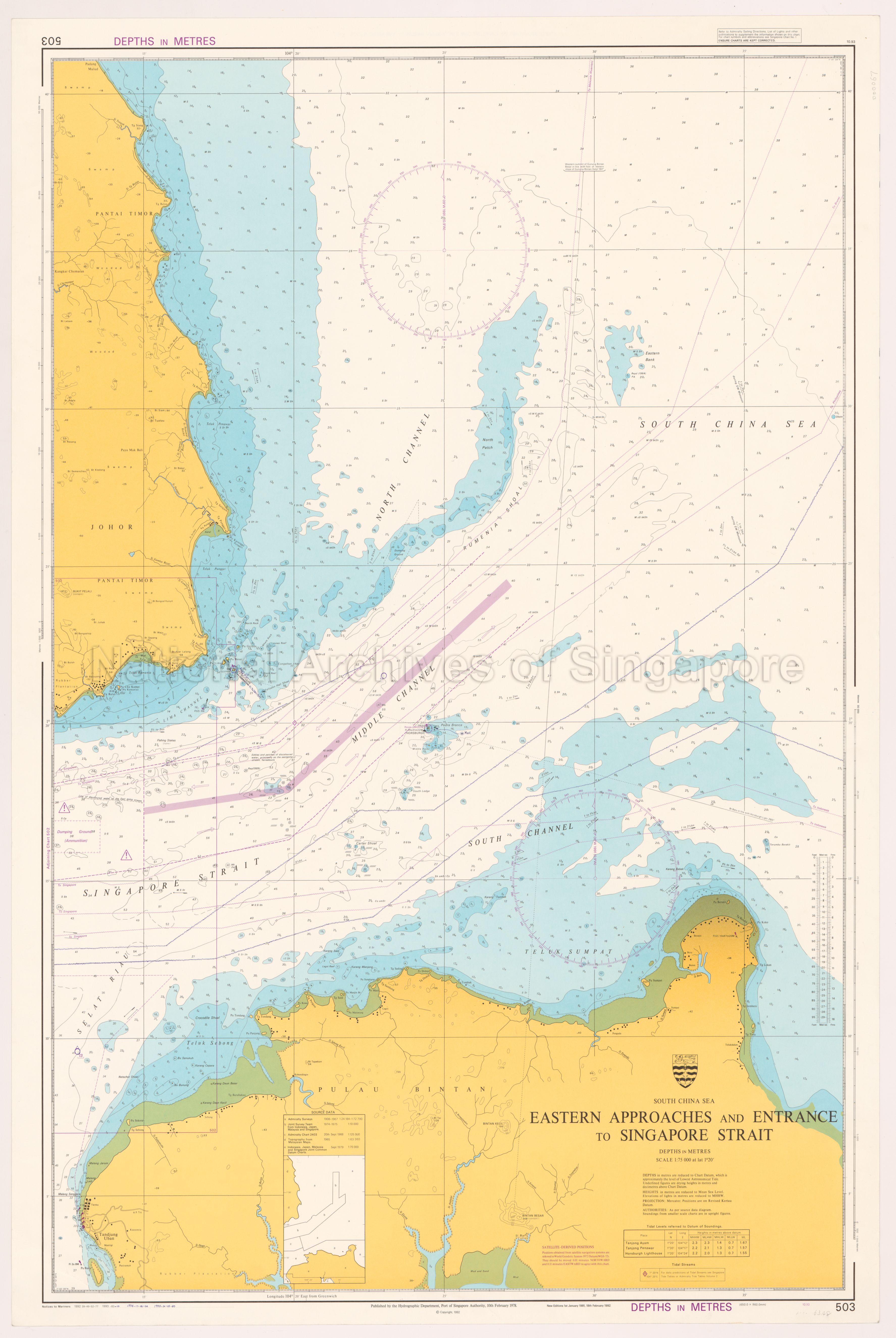 South China Sea - Eastern Approaches And Entrance To  …