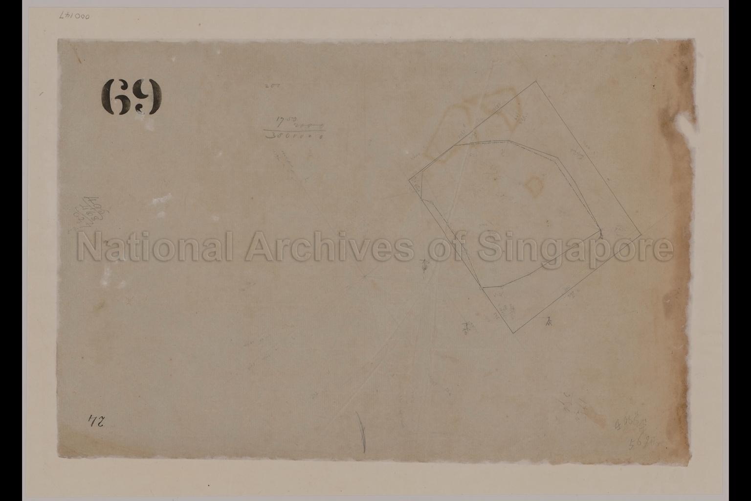 Land lot of an unknown location in Singapore