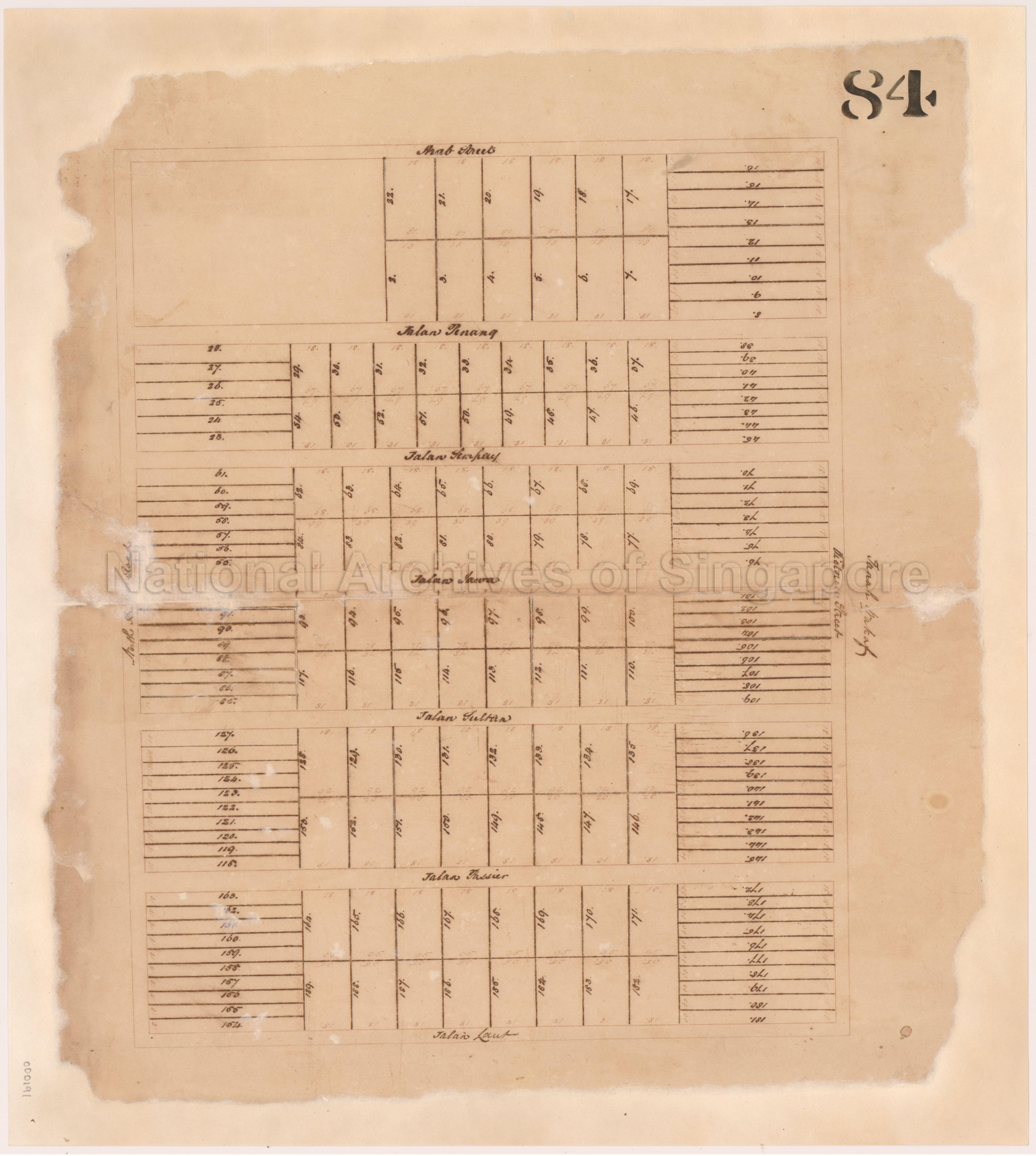 Land Divisions between Victoria Street and North Bridge Road