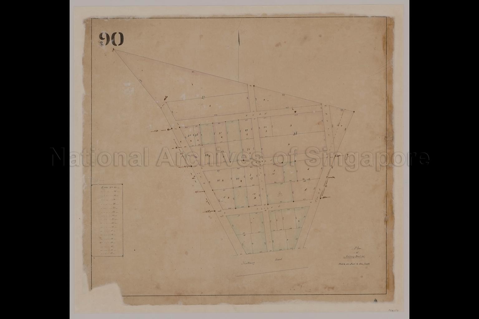 Plan of Kallang District