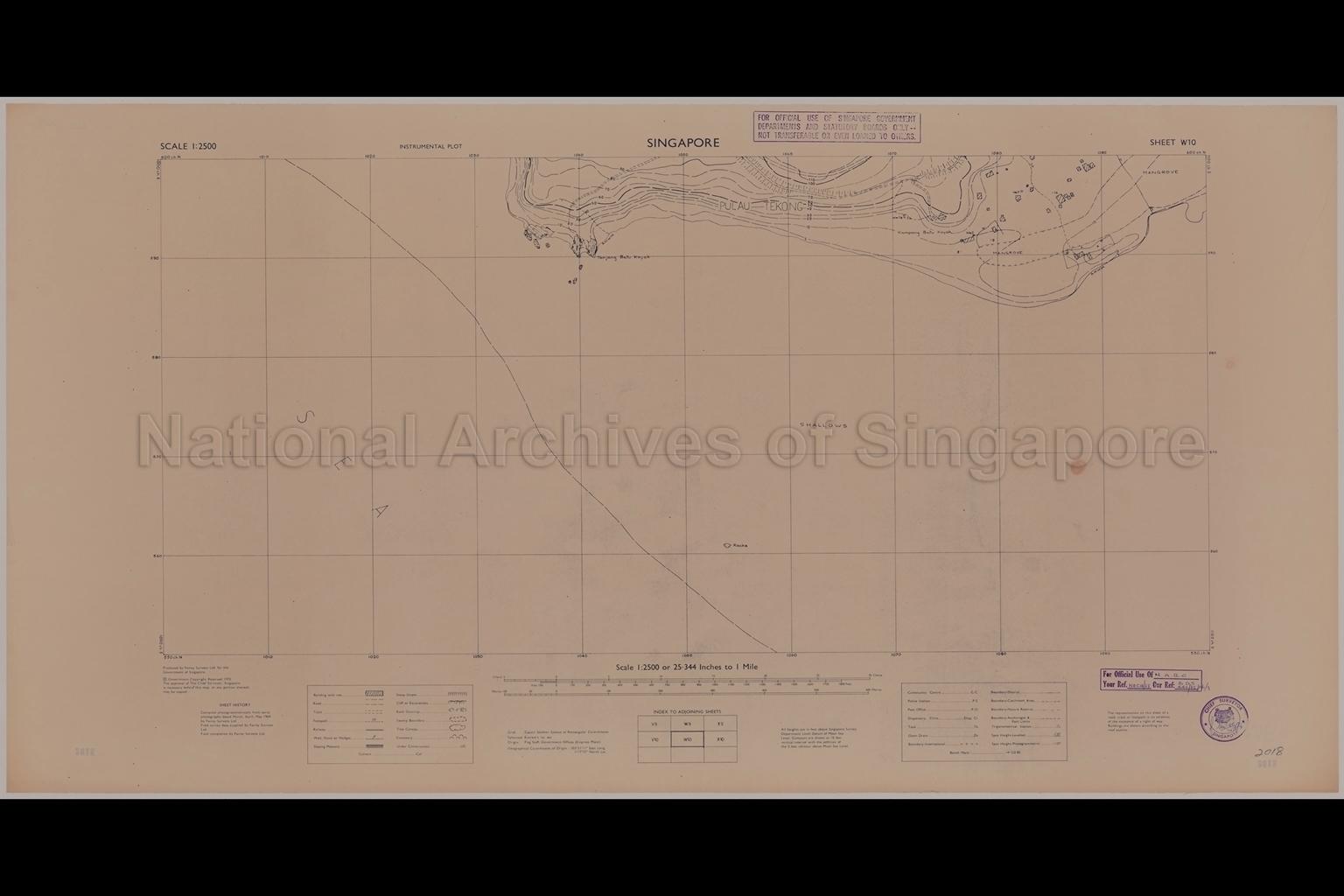 Singapore. Instrumental Plot - Pulau Tekong