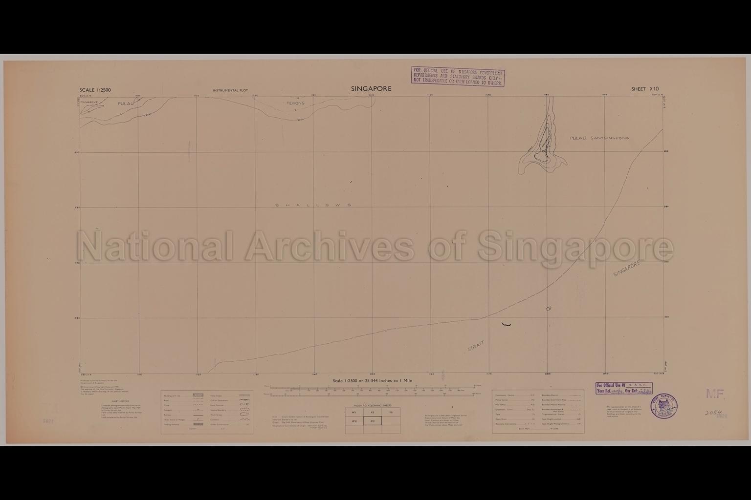 Singapore. Instrumental Plot - Pulau Tekong