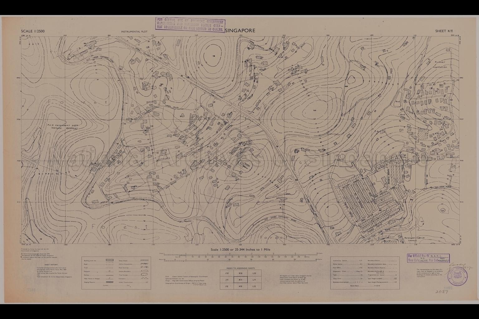 Singapore. Instrumental Plot - Upper Thomson - Pierce  …