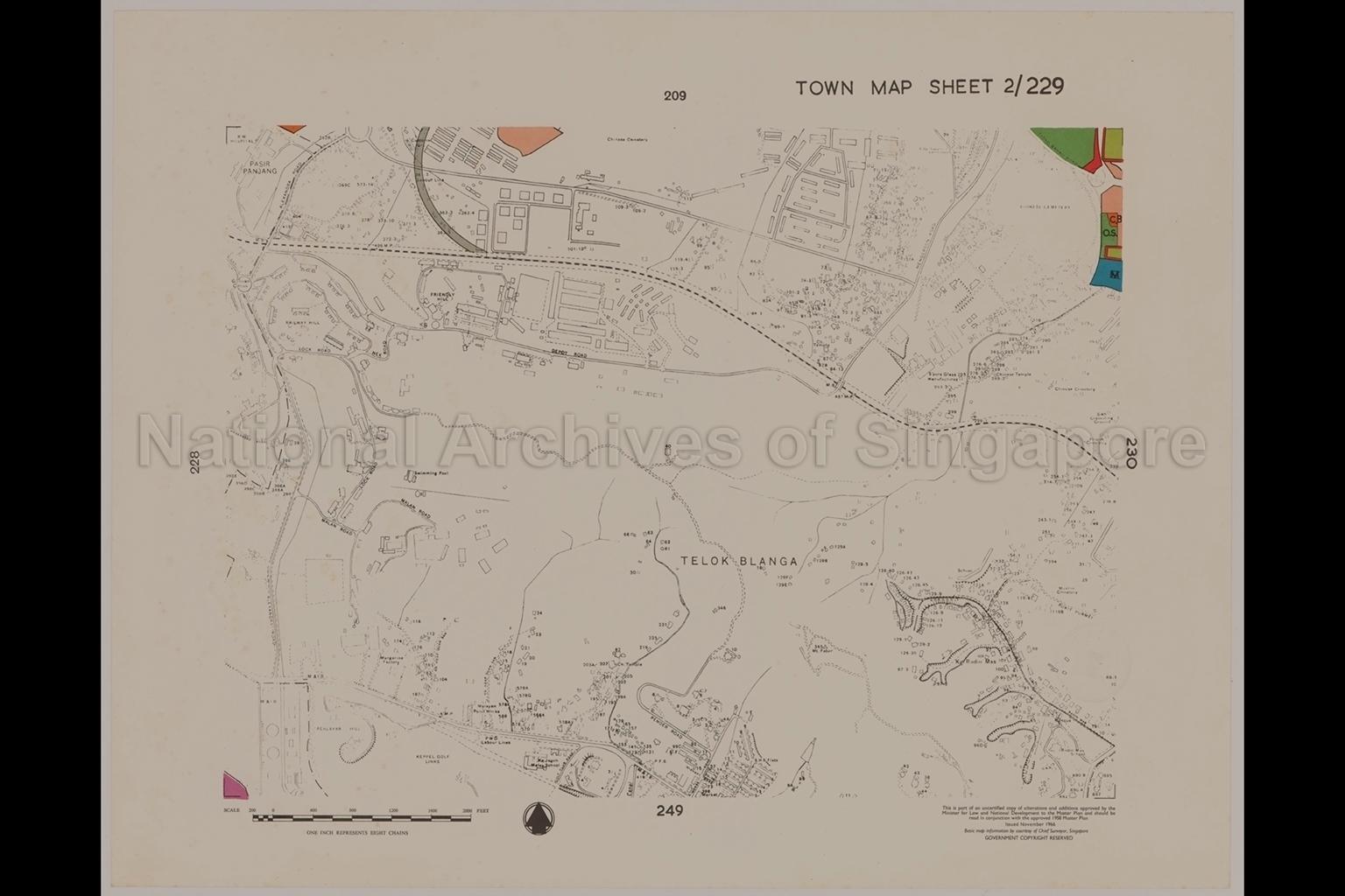 1958 Master Plan - Town Map Sheet 2/229