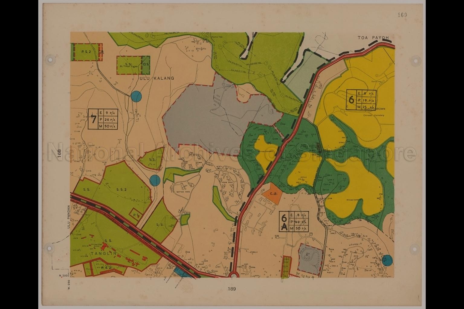 Town Map Sheet Number 169