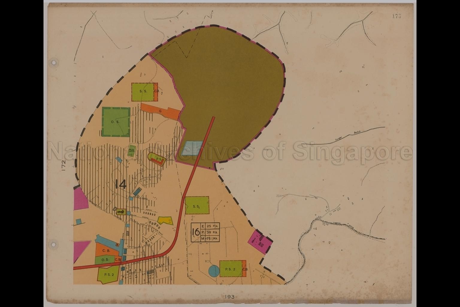 Town Map Sheet Number 173