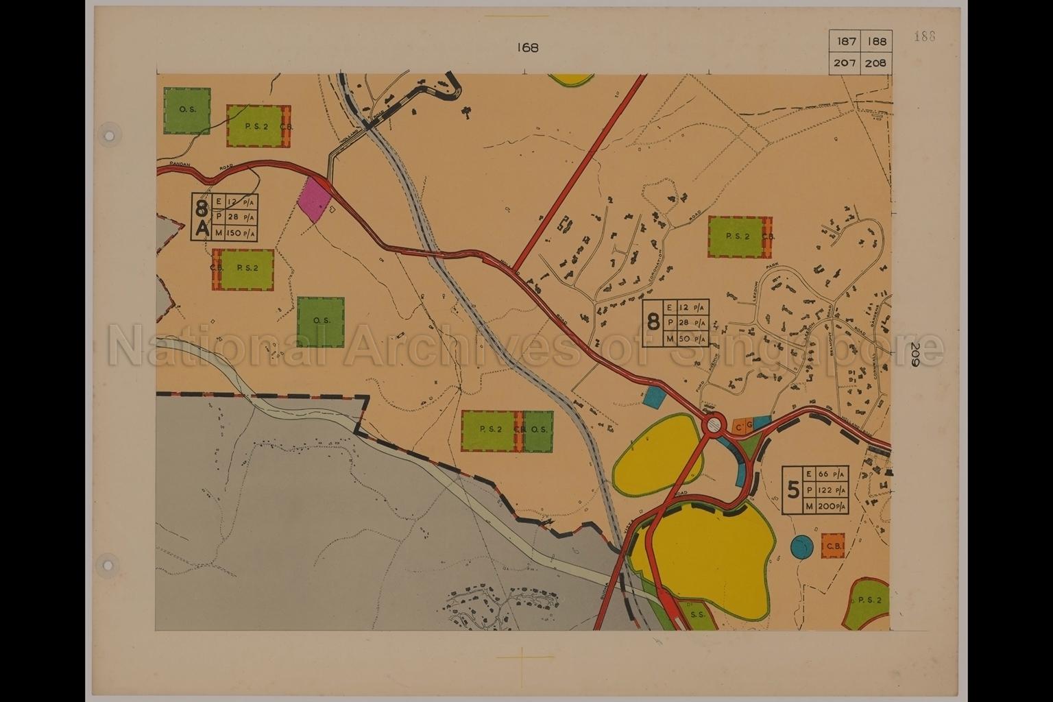 Town Map Sheet Number 188