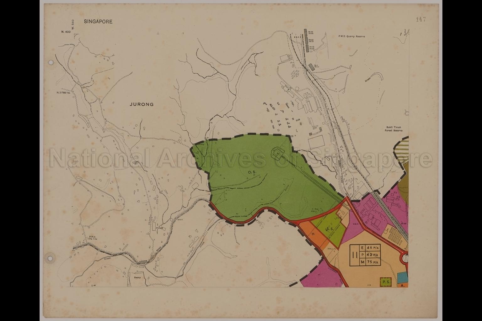 Town map Sheet Number147