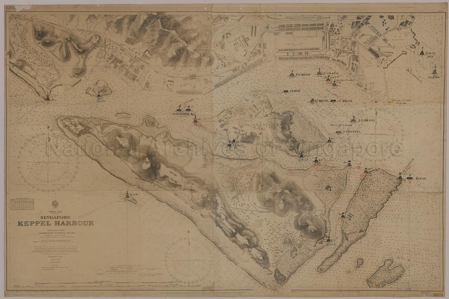 Singapore. Keppel Harbour