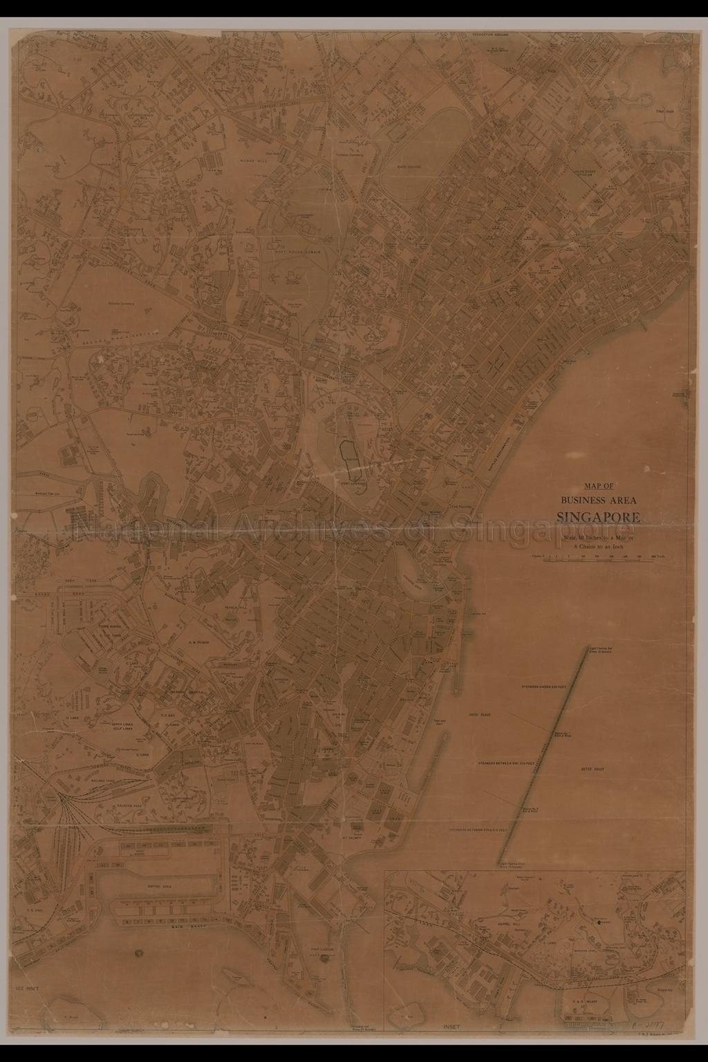 Map of Business Area Singapore