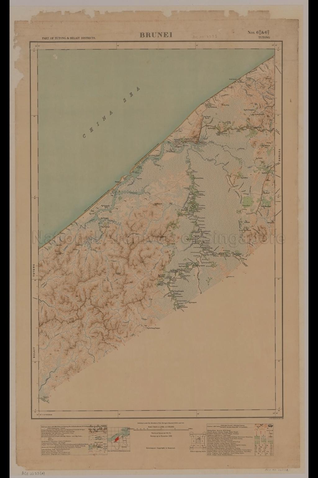 Brunei, Parts of Belait and Tutong Districts