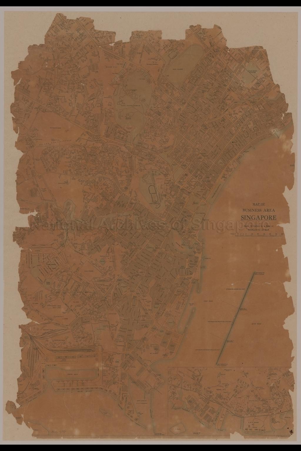 Map of Business Area Singapore