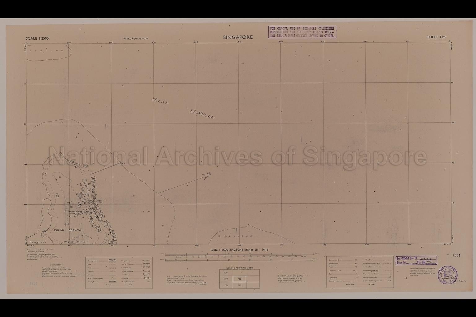 Singapore. Instrumental Plot - Pulau Seraya