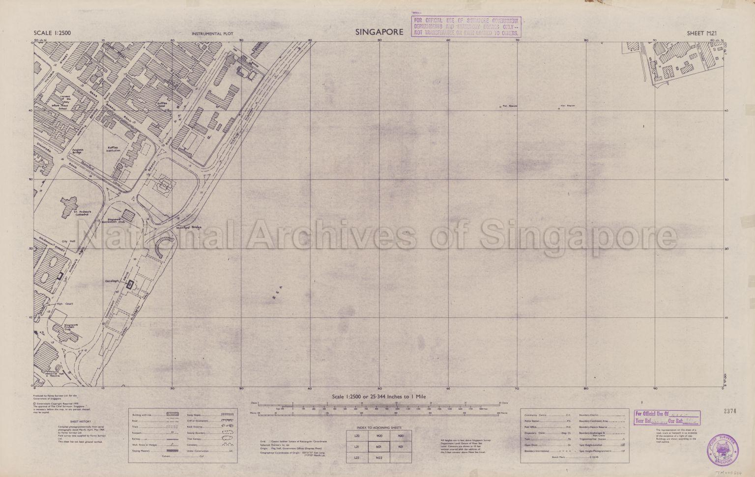 Singapore. Instrumental Plot - Stamford Road