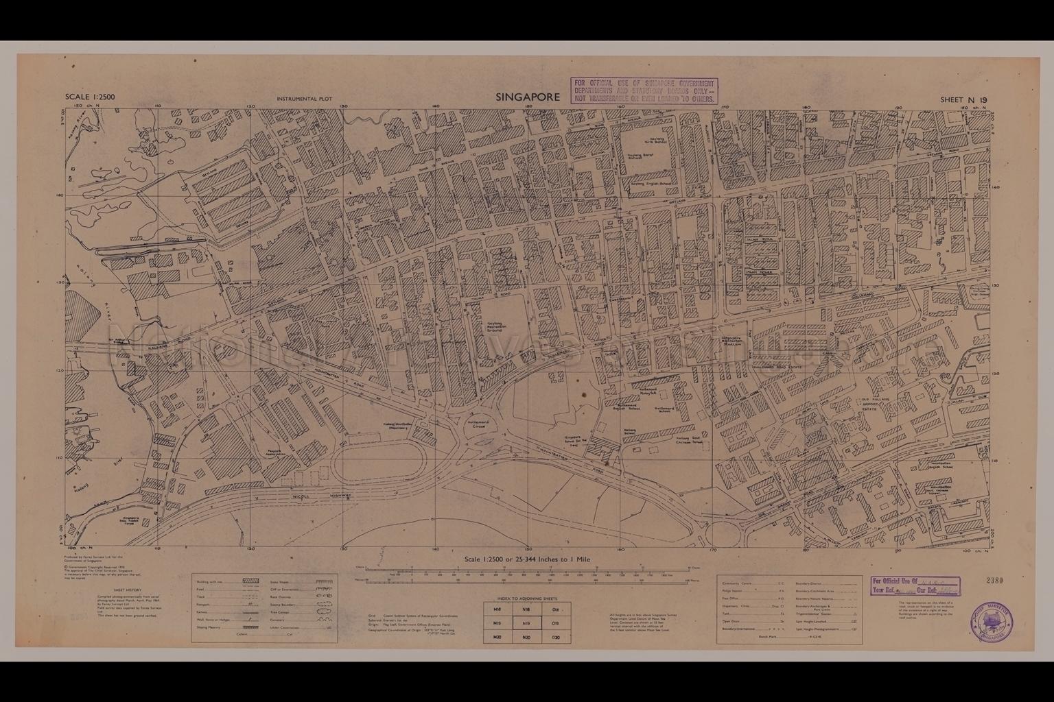 Singapore. Instrumental Plot - Geylang and Mountbatten