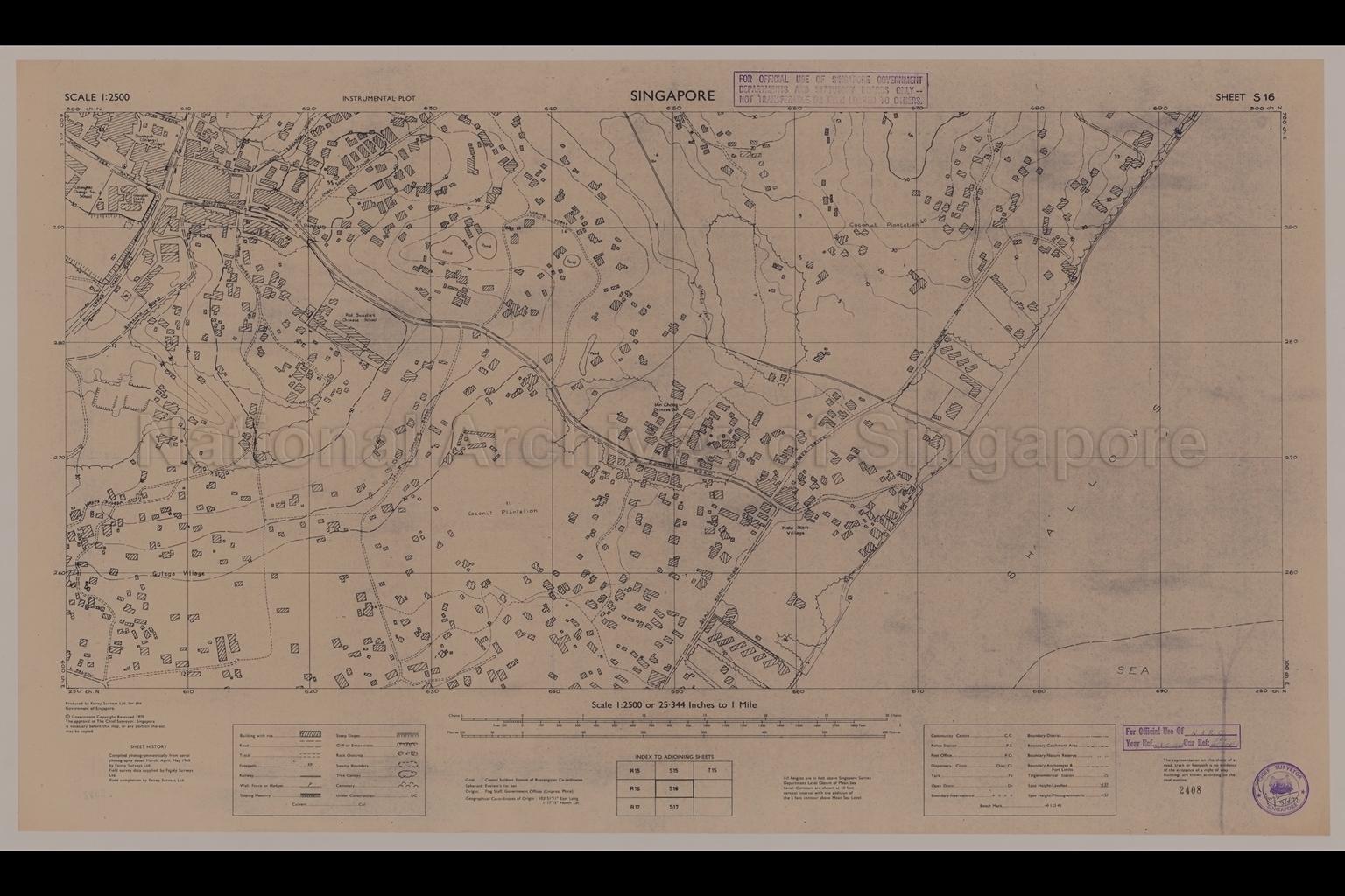 Singapore. Instrumental Plot - Upper Changi