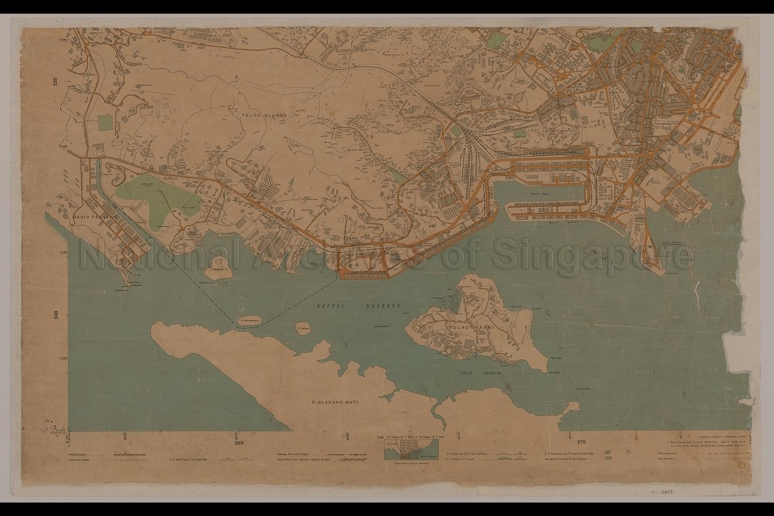 Map of Singapore City