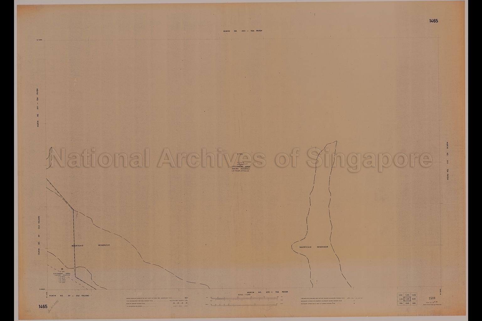Mukim Number XV: Ulu Kalang and Mukim Number XVII: Toa Payoh
