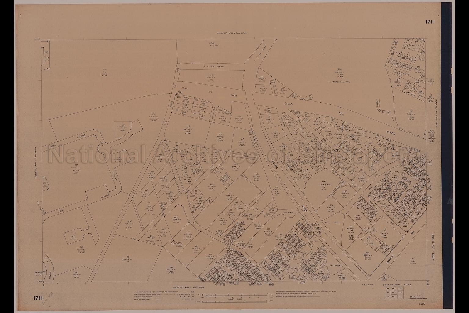 Mukim Number XVII: Toa Payoh and Mukim Number XXIV: Kalang