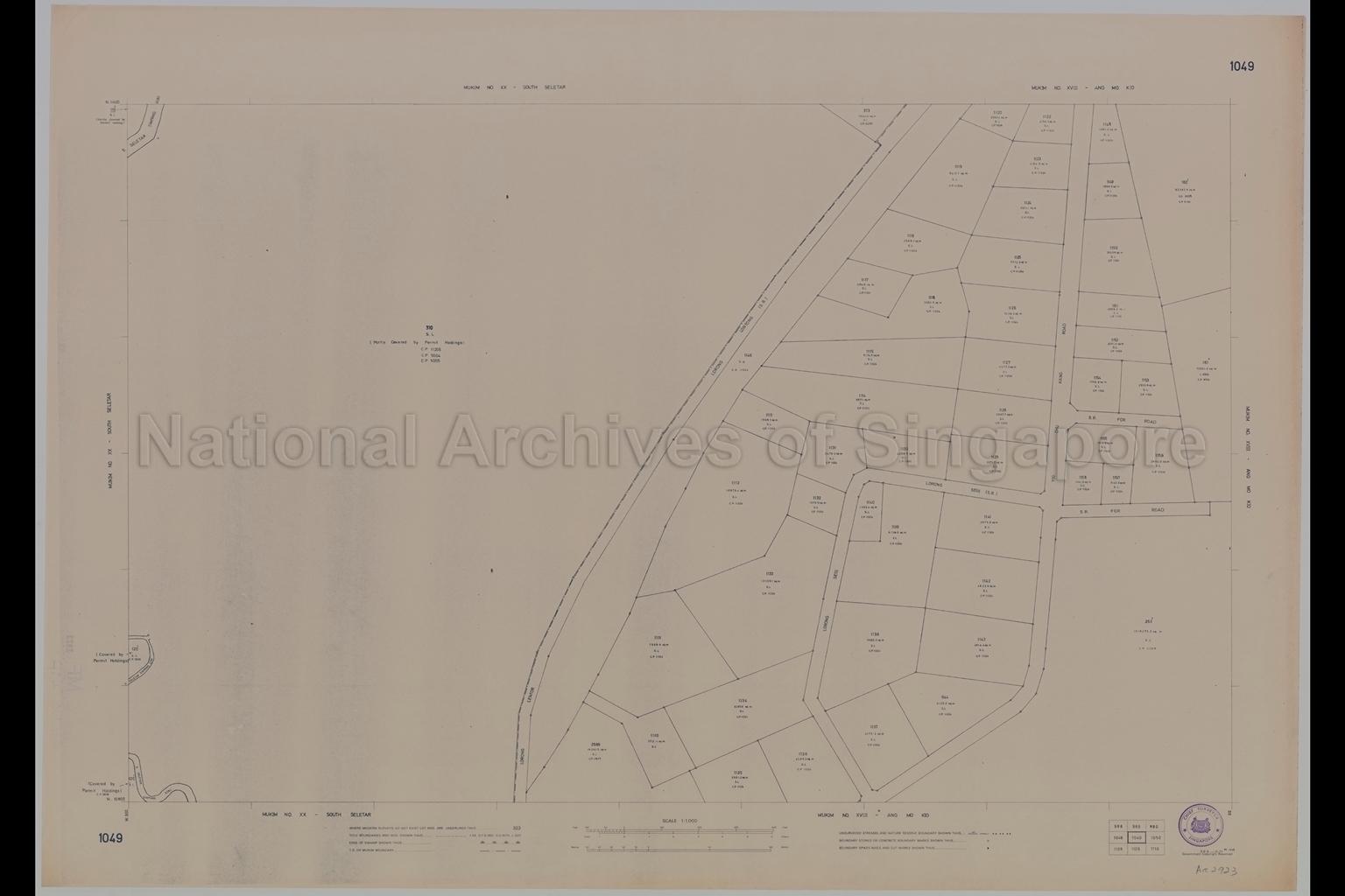 Mukim Number XX: South Seletar and Mukim Number XVIII: Ang  …