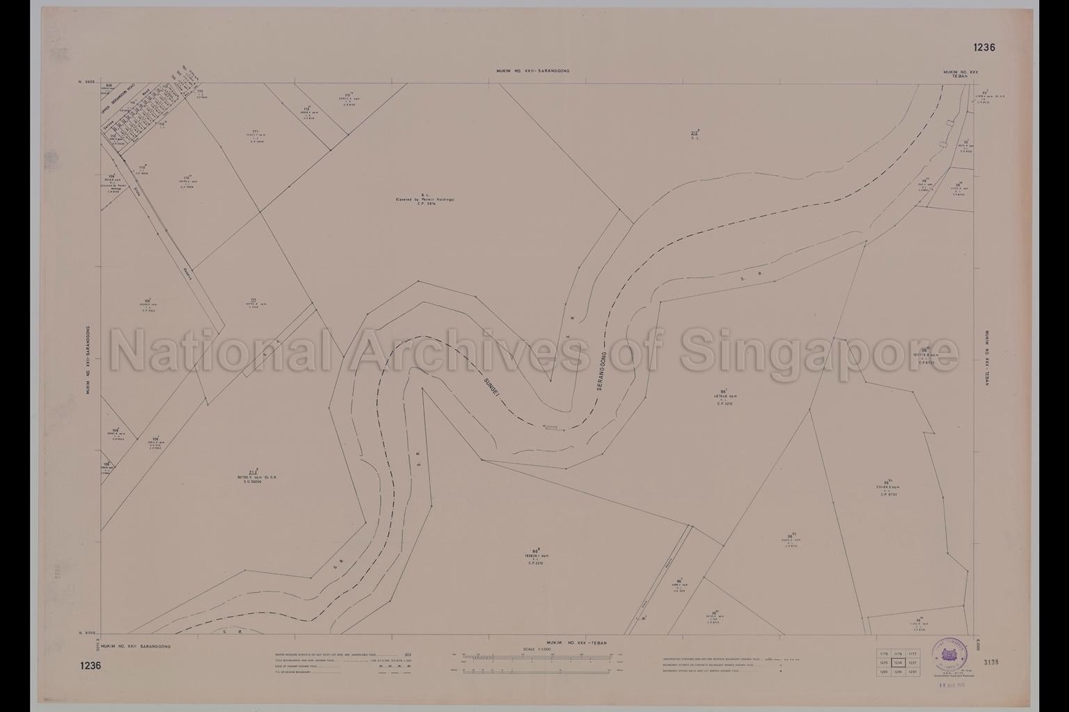 Mukim Number XXII: Saranggong and Mukim Number XXX: Teban