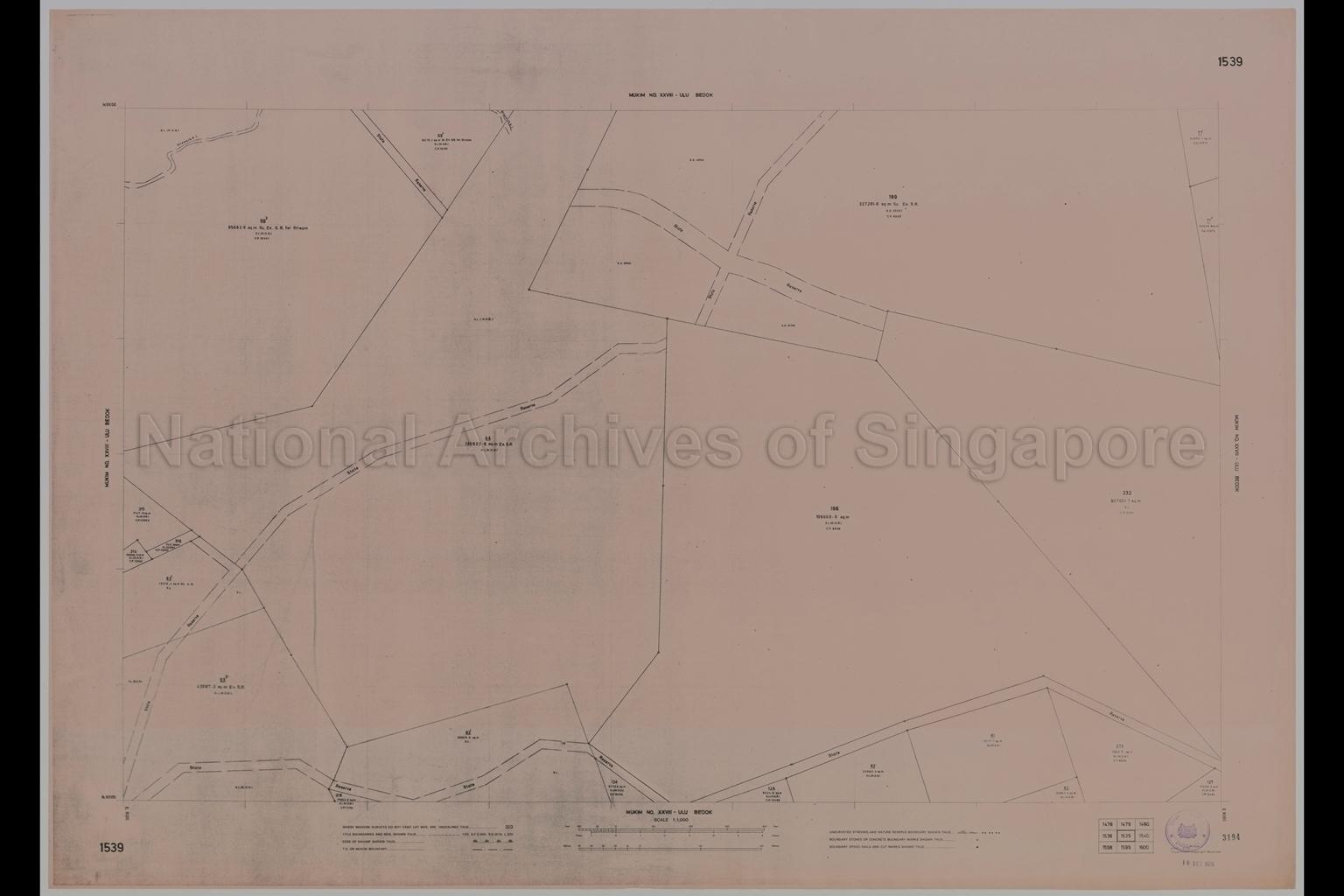 Mukim Number XXVIII: Ulu Bedok
