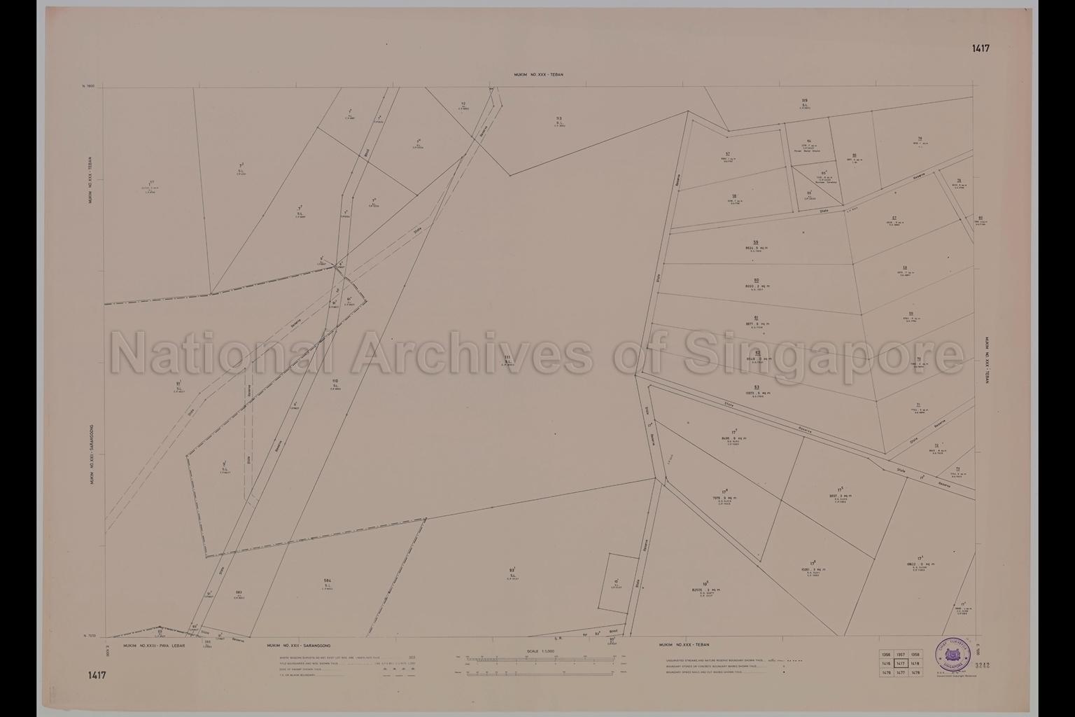 Mukim Number XXII: Saranggong, Mukim Number XXX:Teban and  …