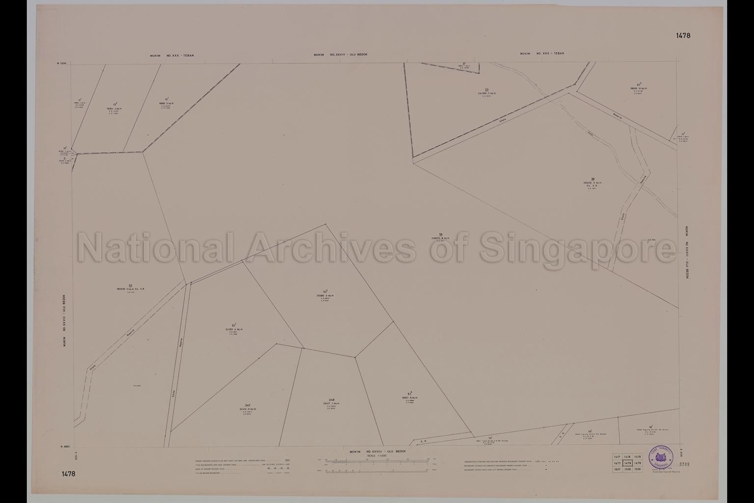 Mukim Number XXX: Teban and Mukim Number XXVIII: Ulu Bedok
