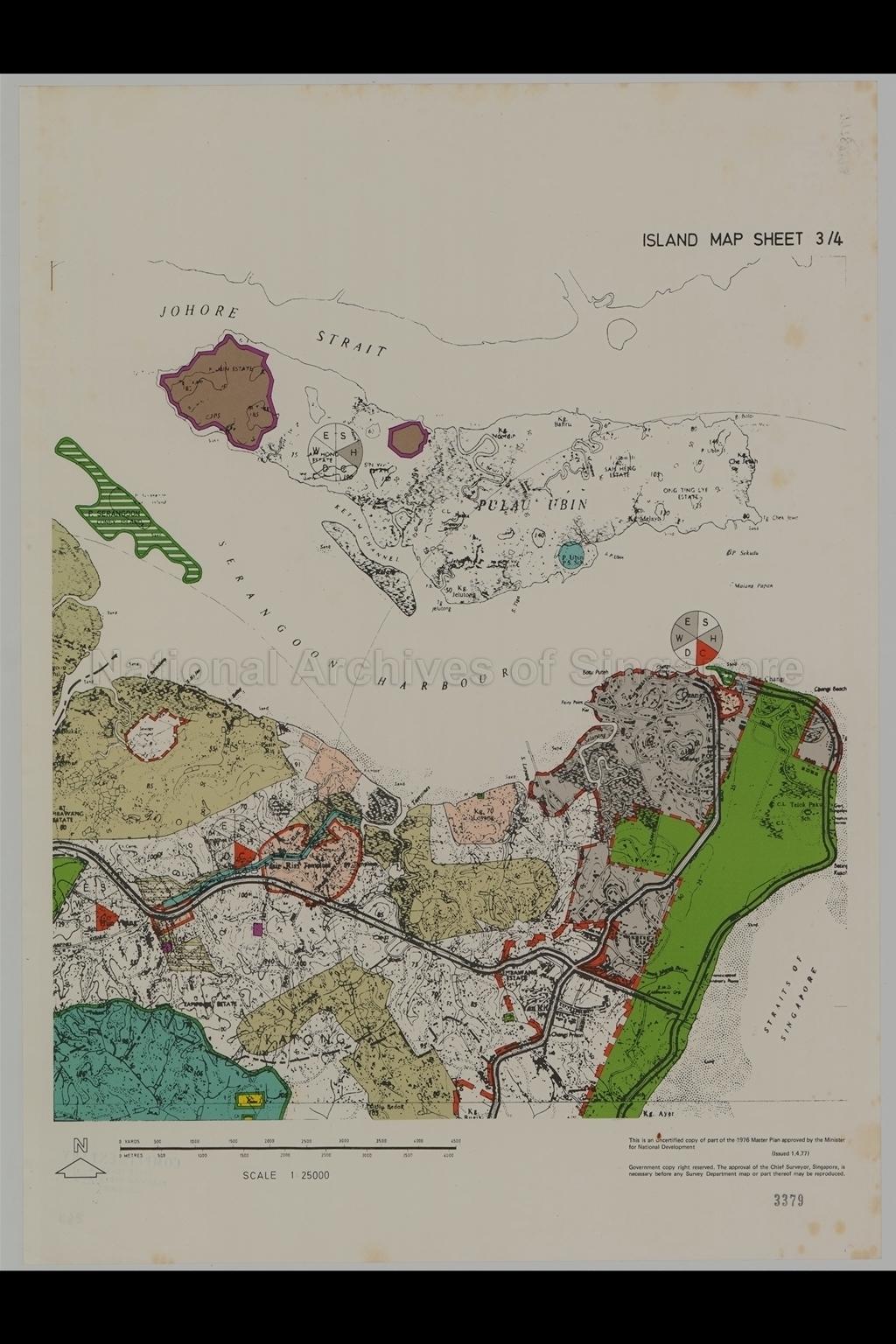 1976 Master Plan: Island Map Sheet 3/4