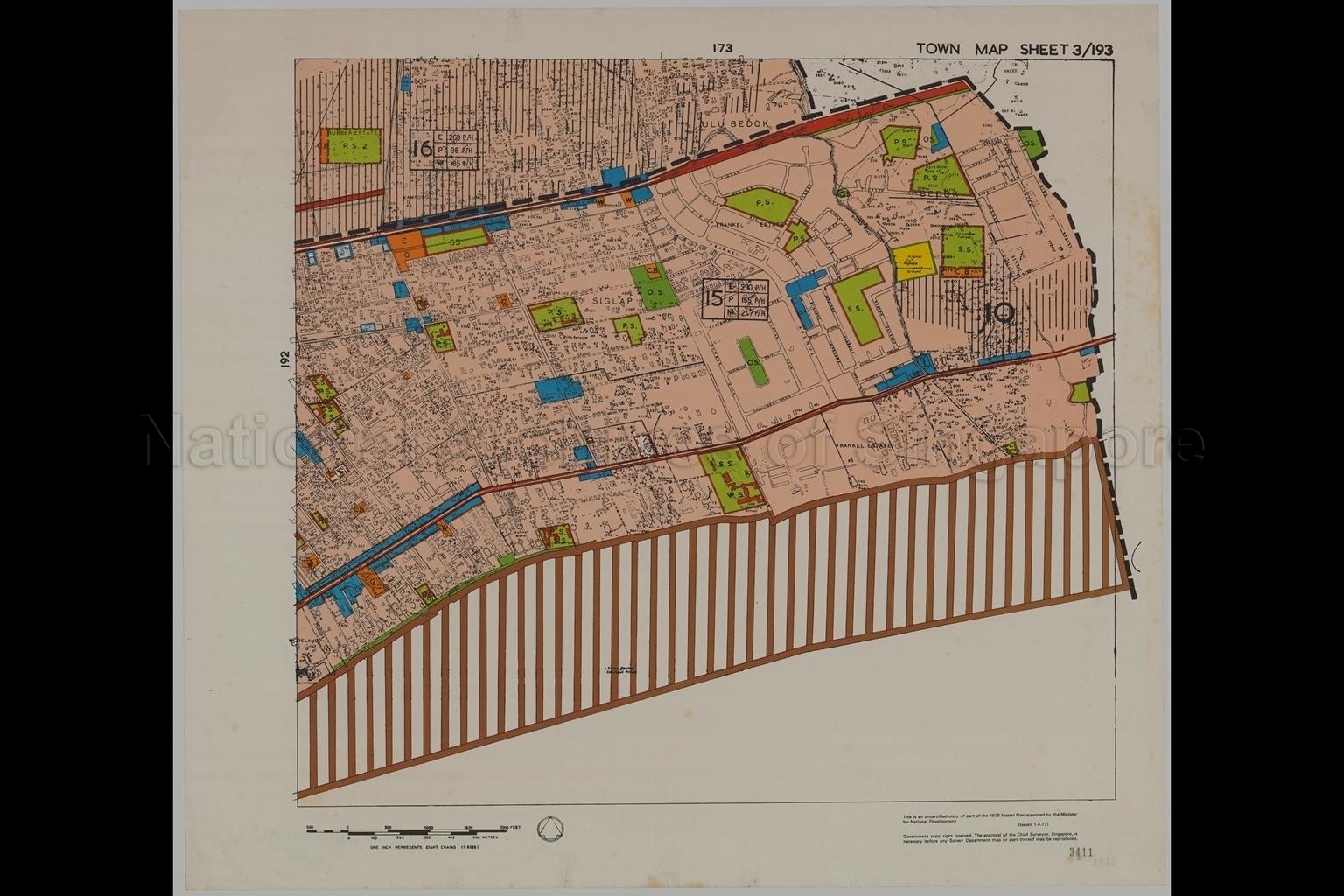1976 Master Plan: Town Map Sheet 3/193