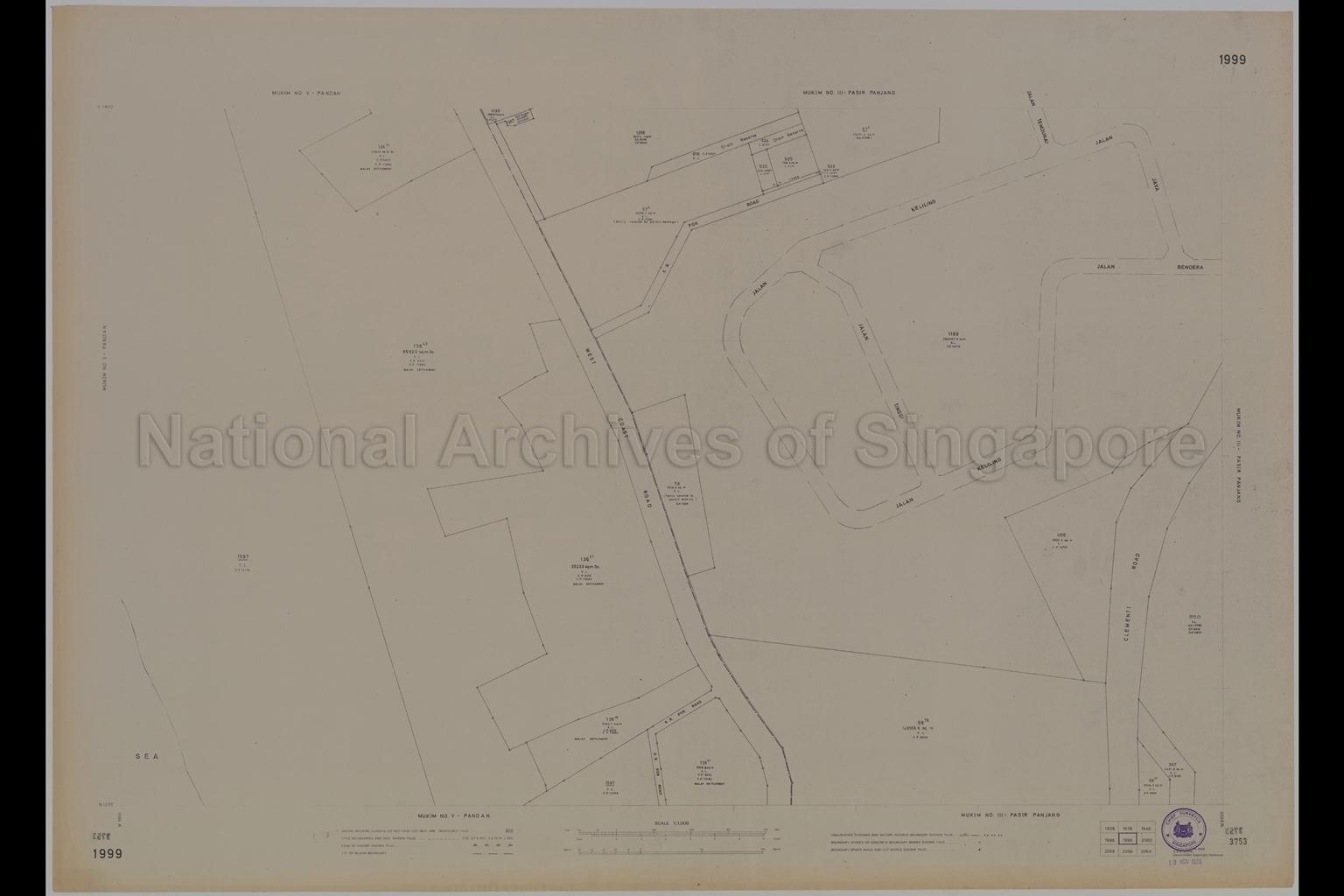 Mukim Number V: Pandan, Mukim Number III: Pasir Panjang