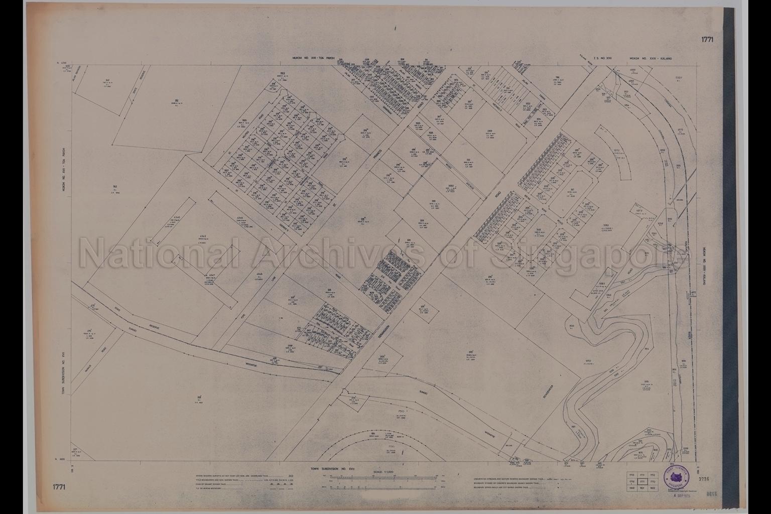 Mukim Number XVII: Toa Payoh, Town Subdivision Number XVII,  …