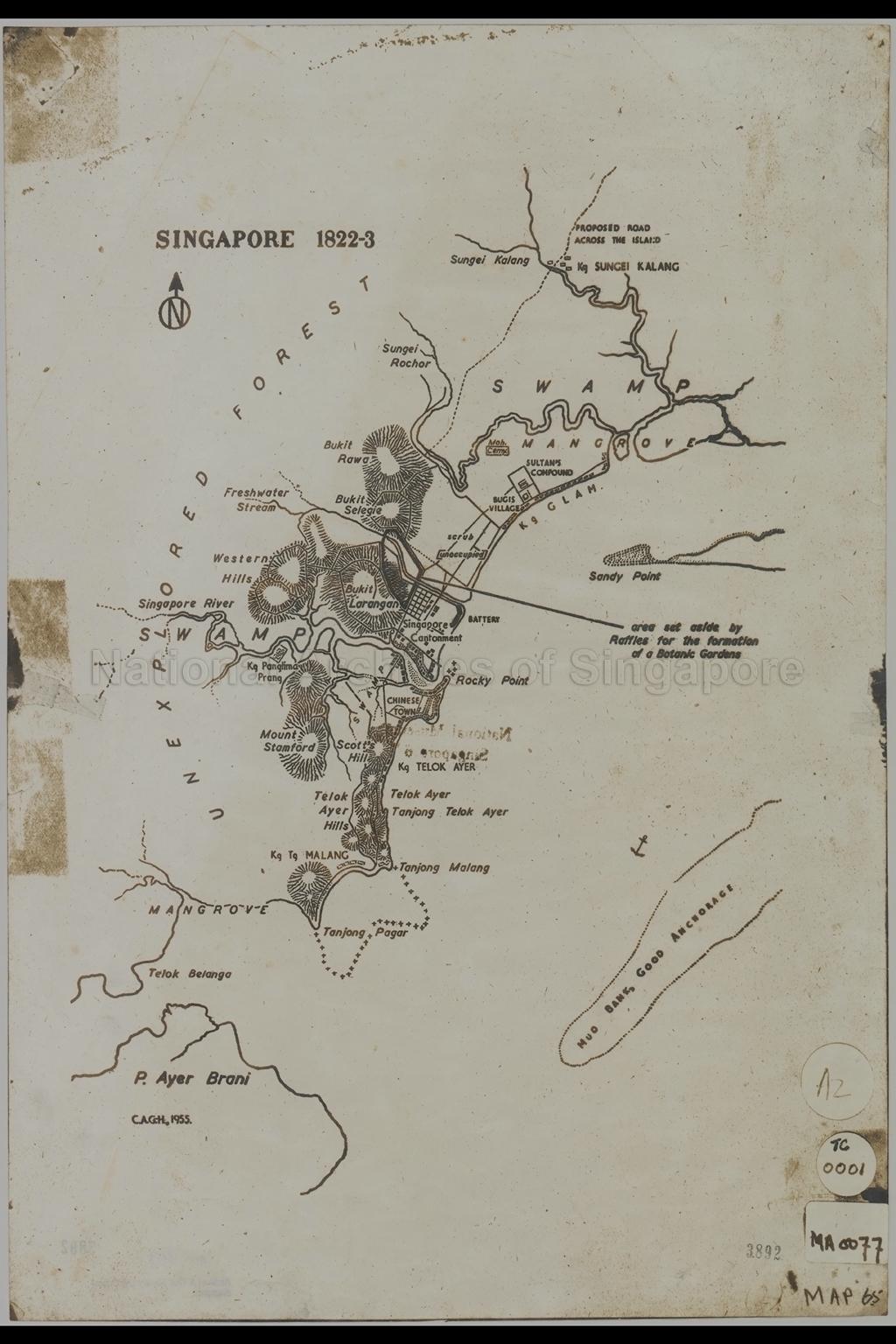 Singapore 1822-3