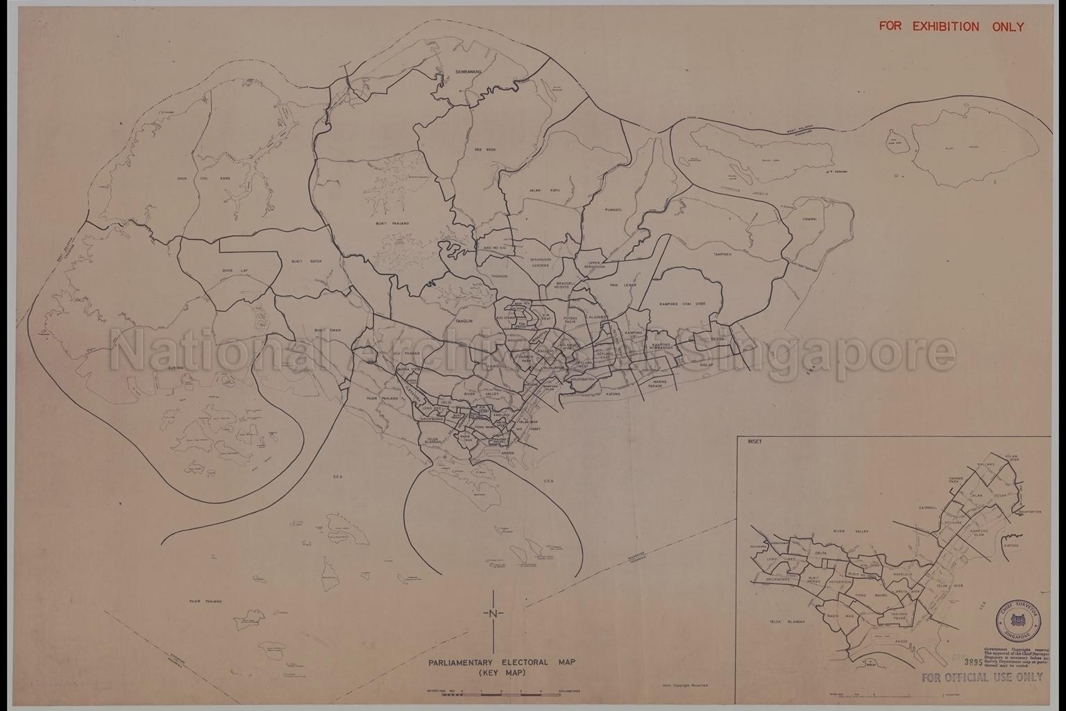Parliamentary electoral Map (Key Map)