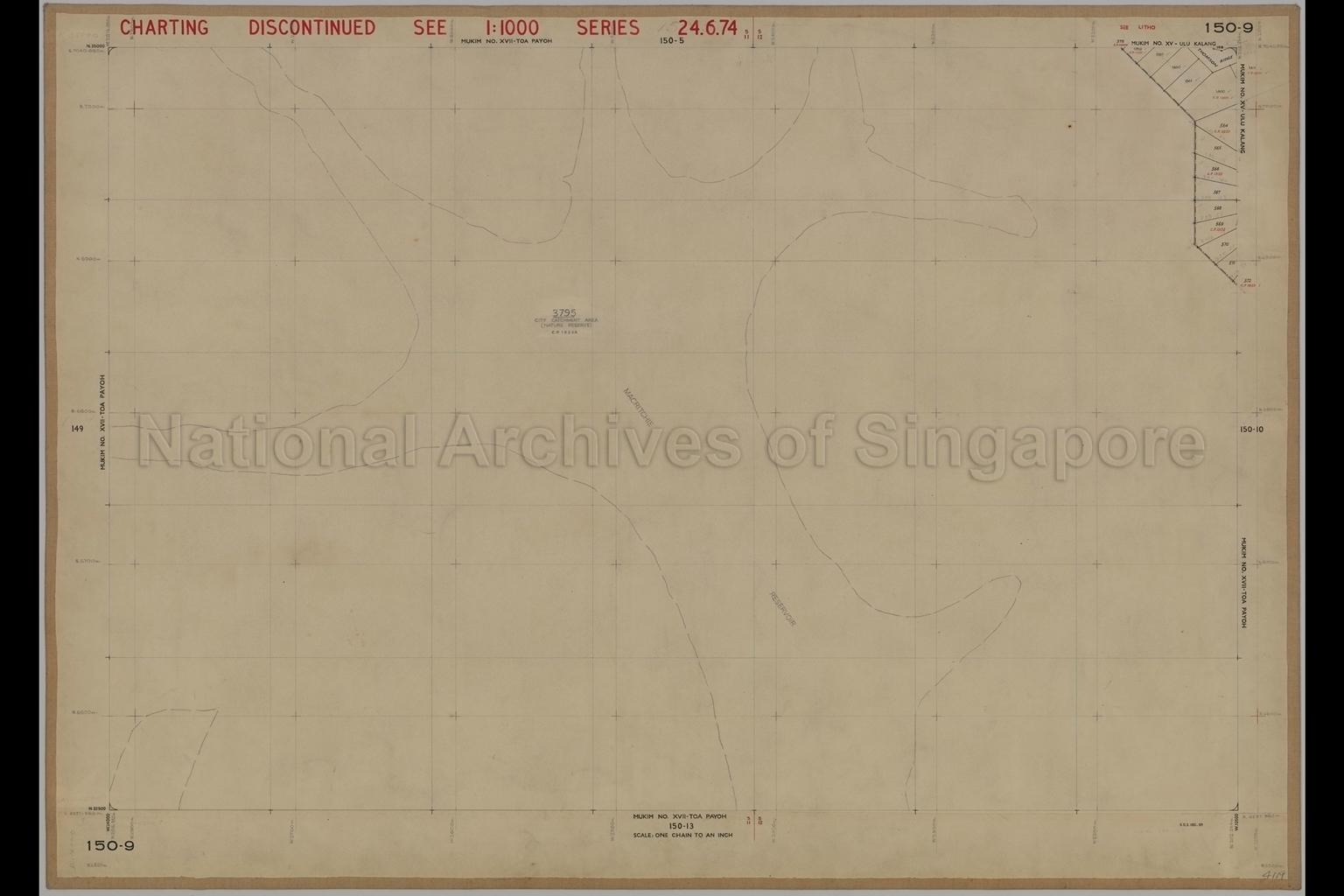 Mukim Number XVII Toa Payoh, and Mukim Number XV-Ulu Kalang
