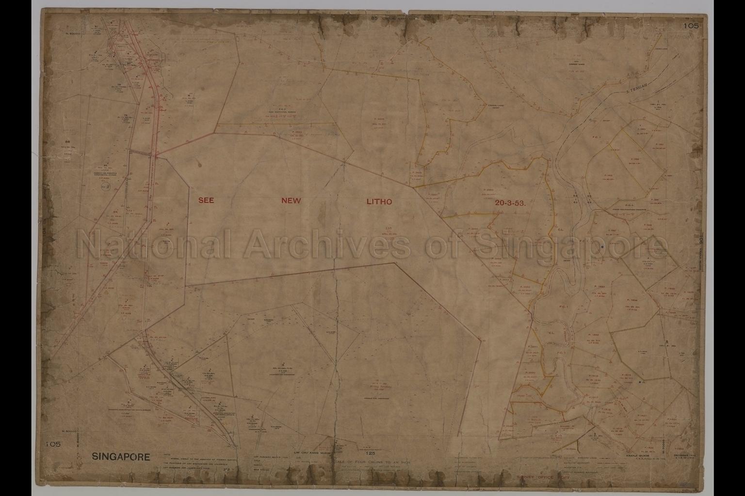 Singapore. Lim Chu Kang Mukim, and Kranji Mukim