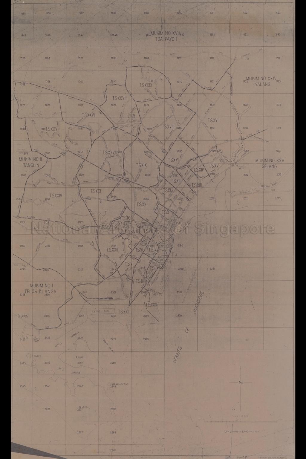 Town Subdivision Boundaries Map
