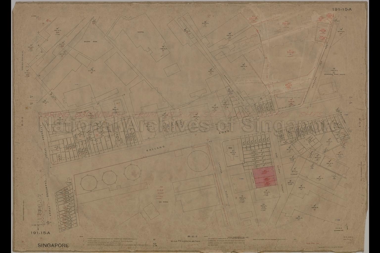 Singapore. Town Subdivision Number XVII, and Town  …
