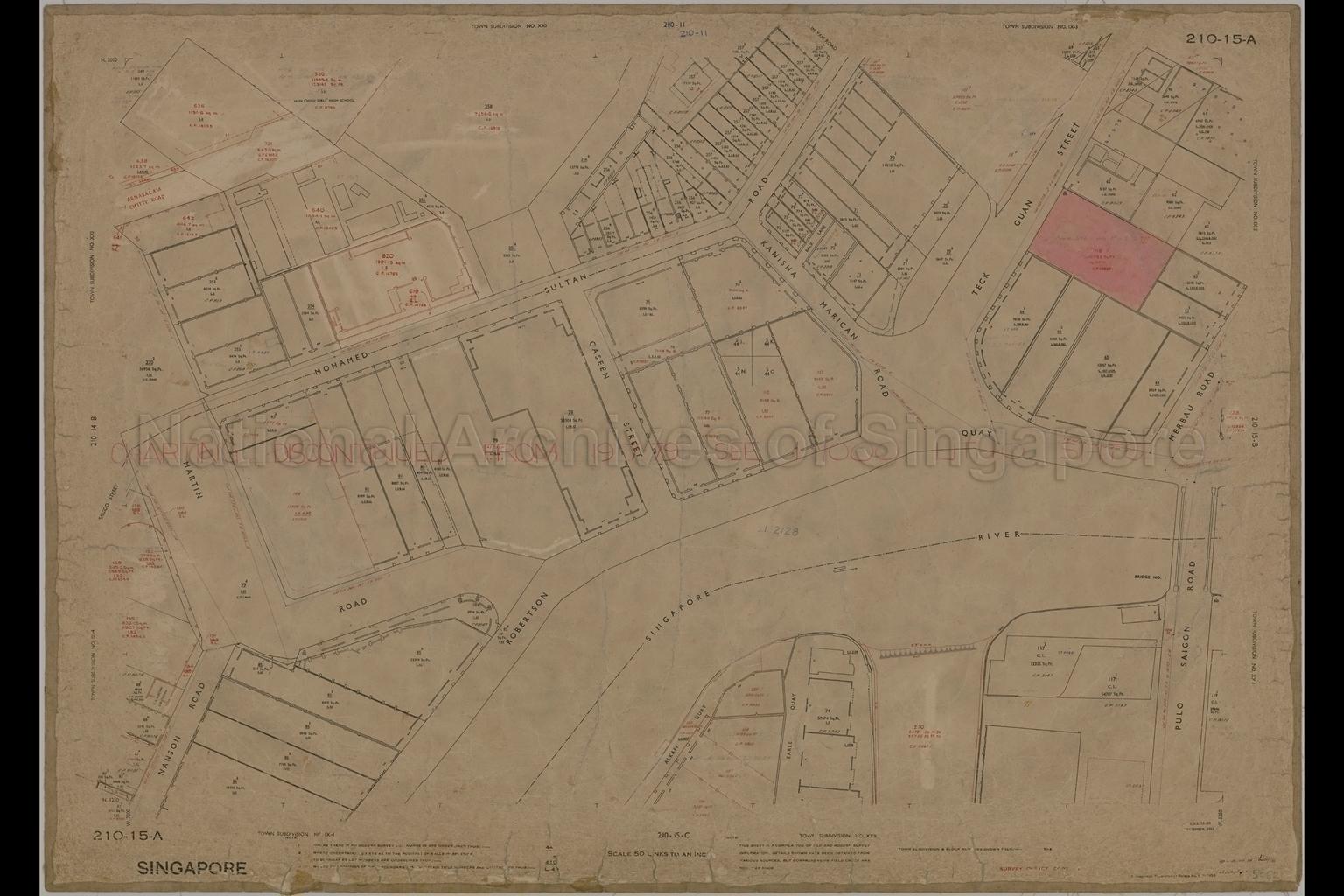 Singapore. Town Subdivision Number XXI, Town Subdivision  …