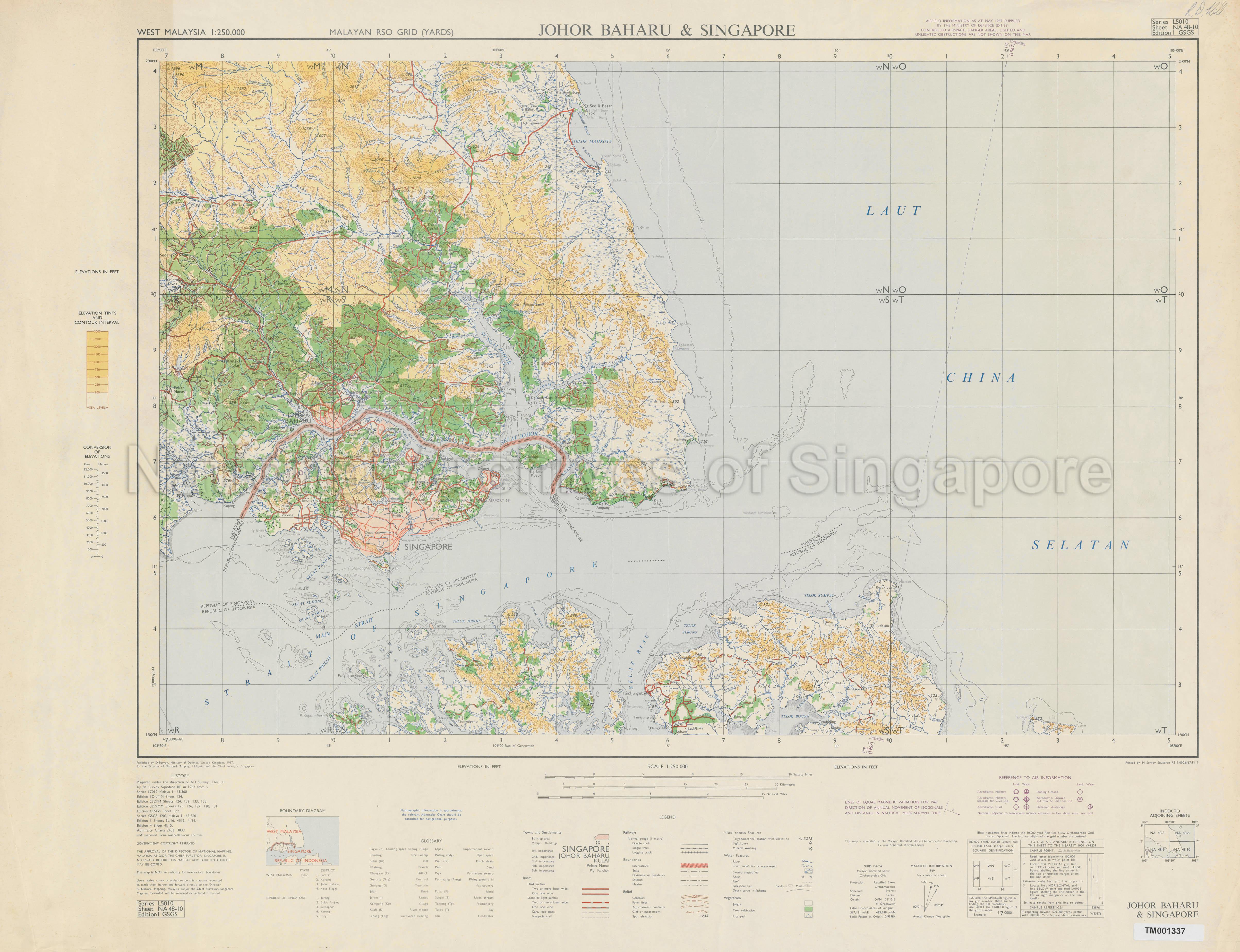 West Malaysia, Johor Baharu And Singapore