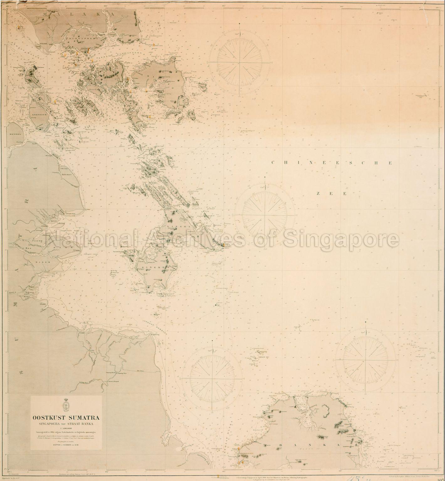 Oostkust Sumatra: Singapoera tot Straat Banka (East Coast of …