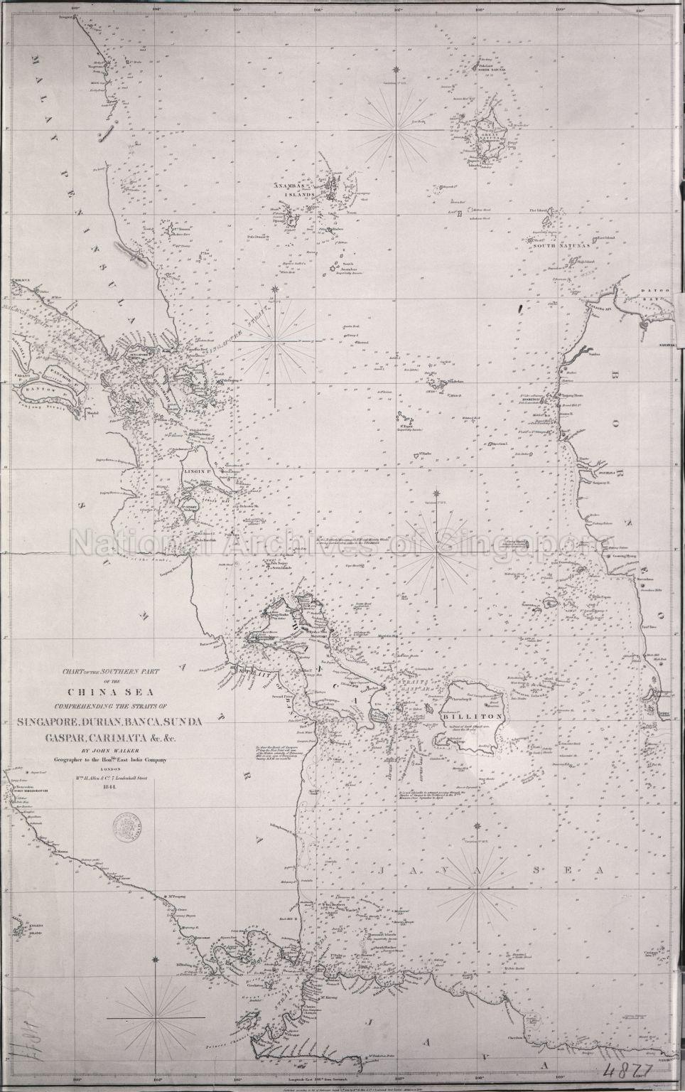 Chart of the Southern part of the China Sea, comprehending  …