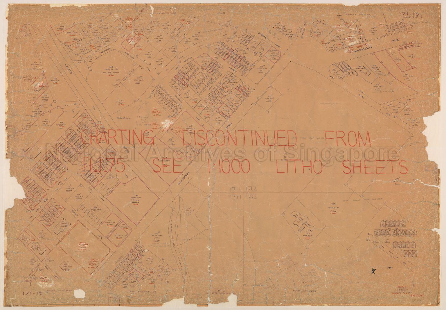 Singapore. Mukim Number XVII-Toa Payoh, Mukim Number XXIV- …