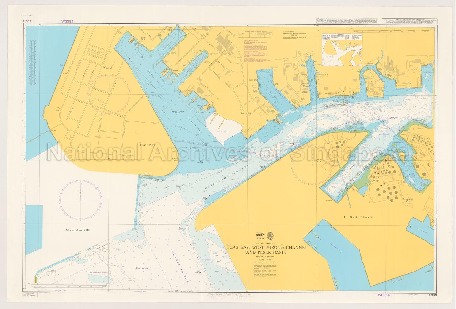 Tuas Bay, West Jurong Channel And Pesek Basin